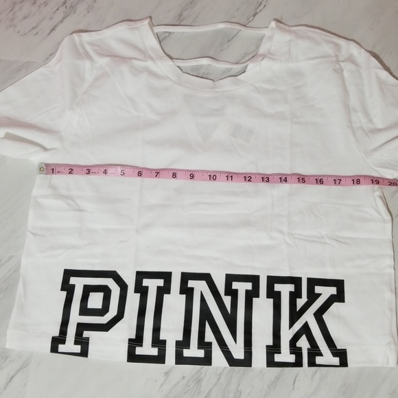 *OVERSIZED* NIP!  PINK VS LADDER BACK T SHIRT - Picture 5 of 7